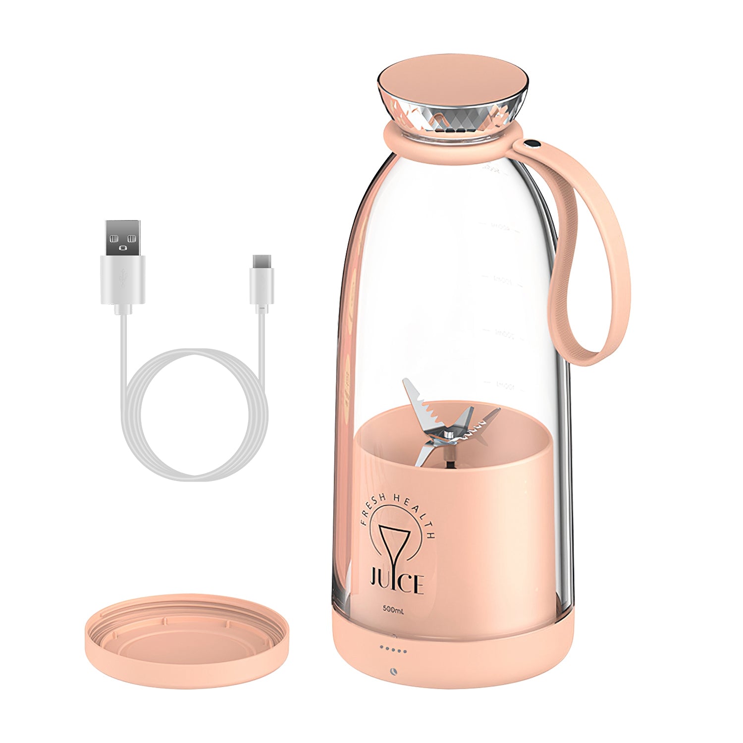 iMounTEK Portable 17-Ounce Blender - iMounTEK Portable Fruit Blender Pink