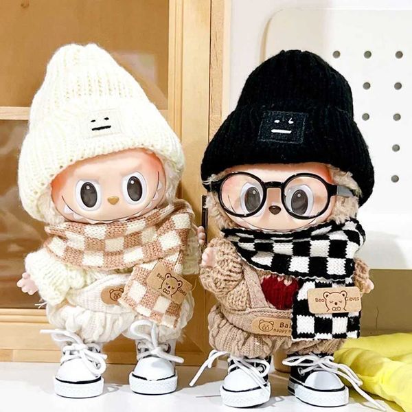 Doll Apparel Fashion doll clothing hoodie color matching hoodie for 17cm V1 V2 jacket casual solid color coverage doll accessories J241115