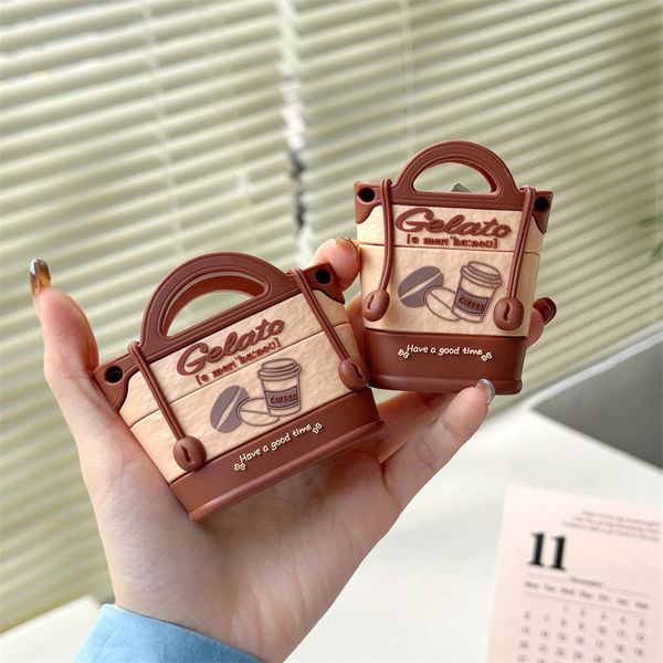 Coffee bag suitable for Pro2 Bluetooth wireless silicone headphone cover 1-2-3 generation creative women