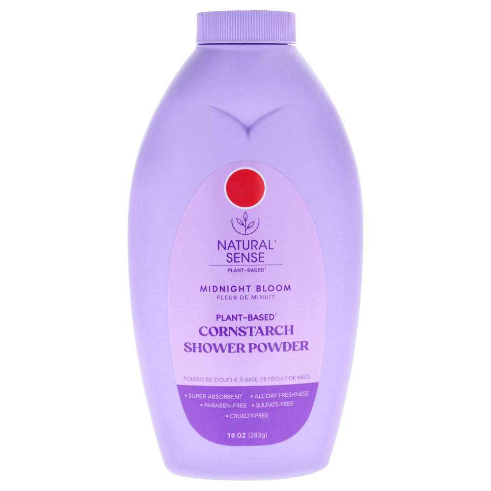 Natural Sense Plant-Based Cornstarch Shower Powder - Midnight Bloom