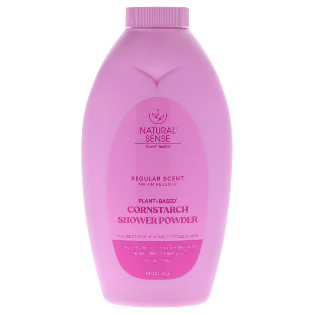 Natural Sense Plant-Based Cornstarch Shower Powder - Regular Scent