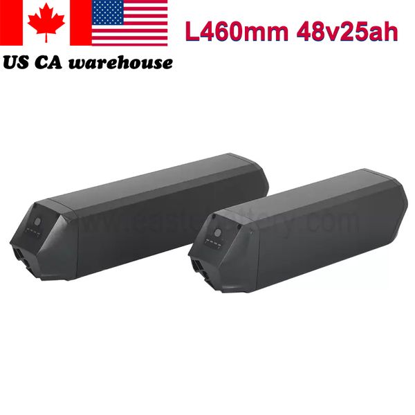 reention dorado 21700 48v 25ah 20ah EBIKE BATTERIES L460mm for 500W 750W 1000W motor 60V 52V 36V INNER TUBE BATTERIA