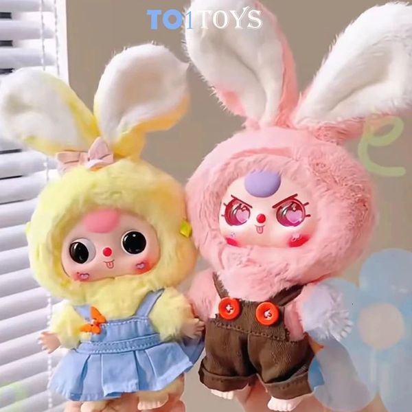 Baby Three Macaron Little Rabbit Series Plush Blind Box Toys Mystery Cajas Misteriosas Figures Kawaii Dolls for Girls 241019