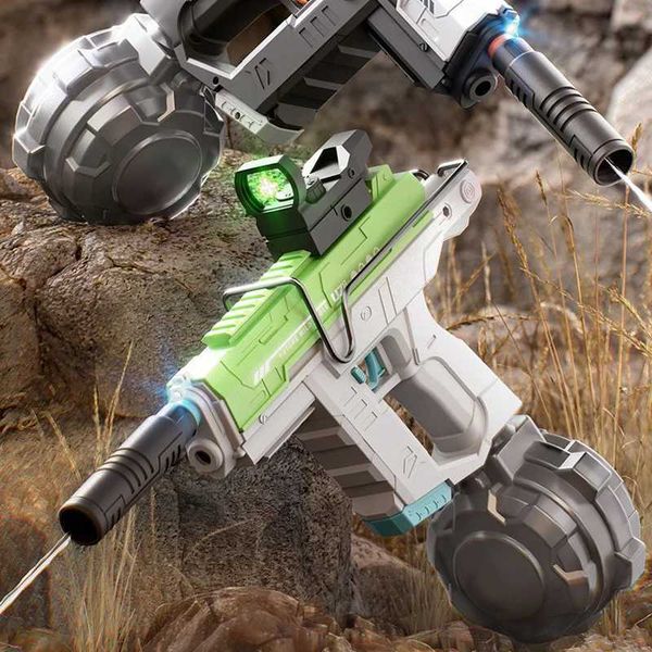Sand Play Water Fun Electric Glock Water Gun Toy Childrens Water Toy Gun Outdoor Beach Large Capacity Outdoor Shooting Pool Boys Toy H241023