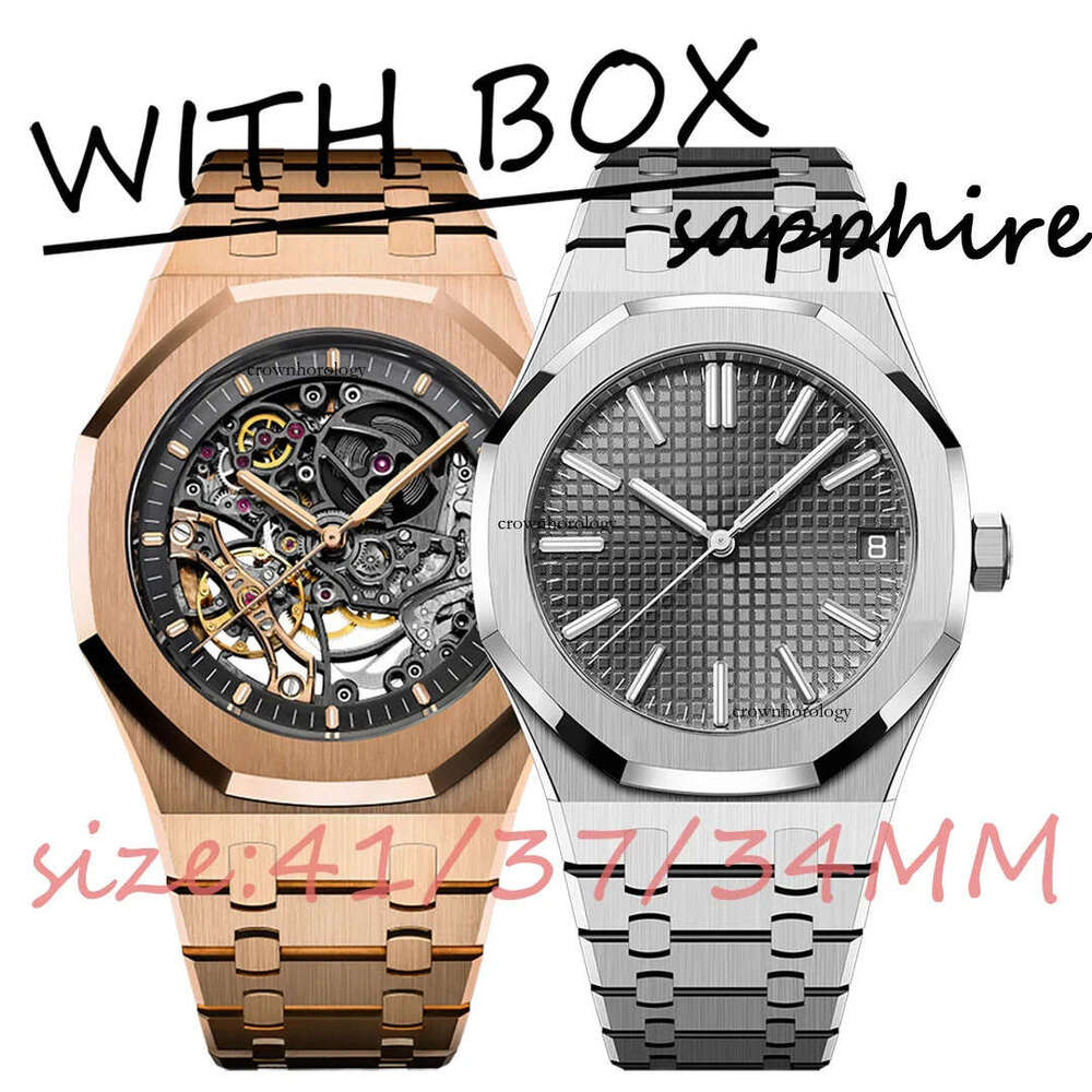 41MM Skeleton Designer Men Automatic Mechanical Mens Diving Sports Strap 5ATM Movement Montre de Luxe 34MM Women Quartz Watch