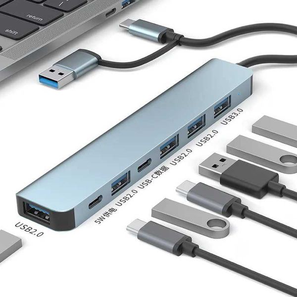 USB expansion hub C-type splitter Thunderbolt 3 docking laptop adapter with Macbook Air M1 iPad Pro computer accessories CL240905
