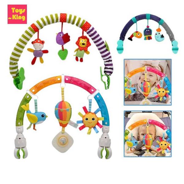 Baby Toys Crib Hanging Rattles Car Seat Educational Toy 0 12M Soft Mobiles Stroller Crib Pram Hanging Dolls Babies Newborn Gift Y240820