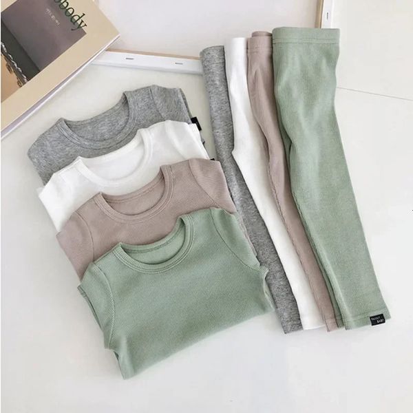 Baby Kids Pajamas Sets Cotton Boys Sleepwear Suit Autumn Girls Pajamas Long Sleeve Pijamas TopsPants 2pcs Children Clothing 250121