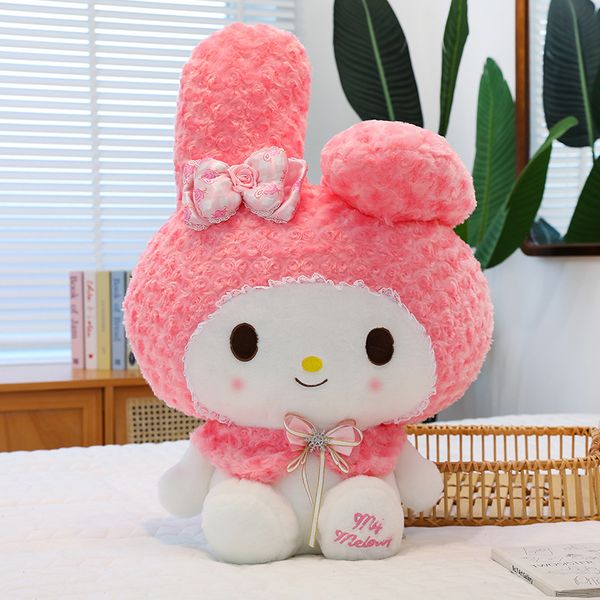 Anime and Animal Character Plush Toys Cartoon and Animal-themed Stuffed Dolls Comic and Animal-shaped Plushies Cute White Rabbit Wholesale B
