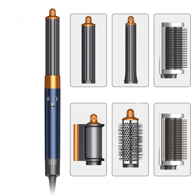 Curling Iron Hair Curler Multi Function Electric for Women Professional Hair Curlers Curling Iron Adjustable Temperature Hair Dryer Tool Safety Trav