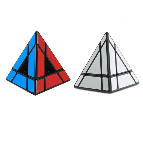Shengshou Mirror Void Magic Tower Puzzle 3x3 Hollow Pyramid Professional Cubo Magico Puzzle Toy For Children Kids Gift Toy 250114