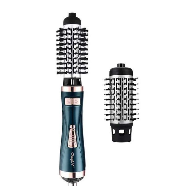2-in-1 professional 220V automatic rotation 1000W hair dryer curling comb hot air brush straightener styling tool M241022