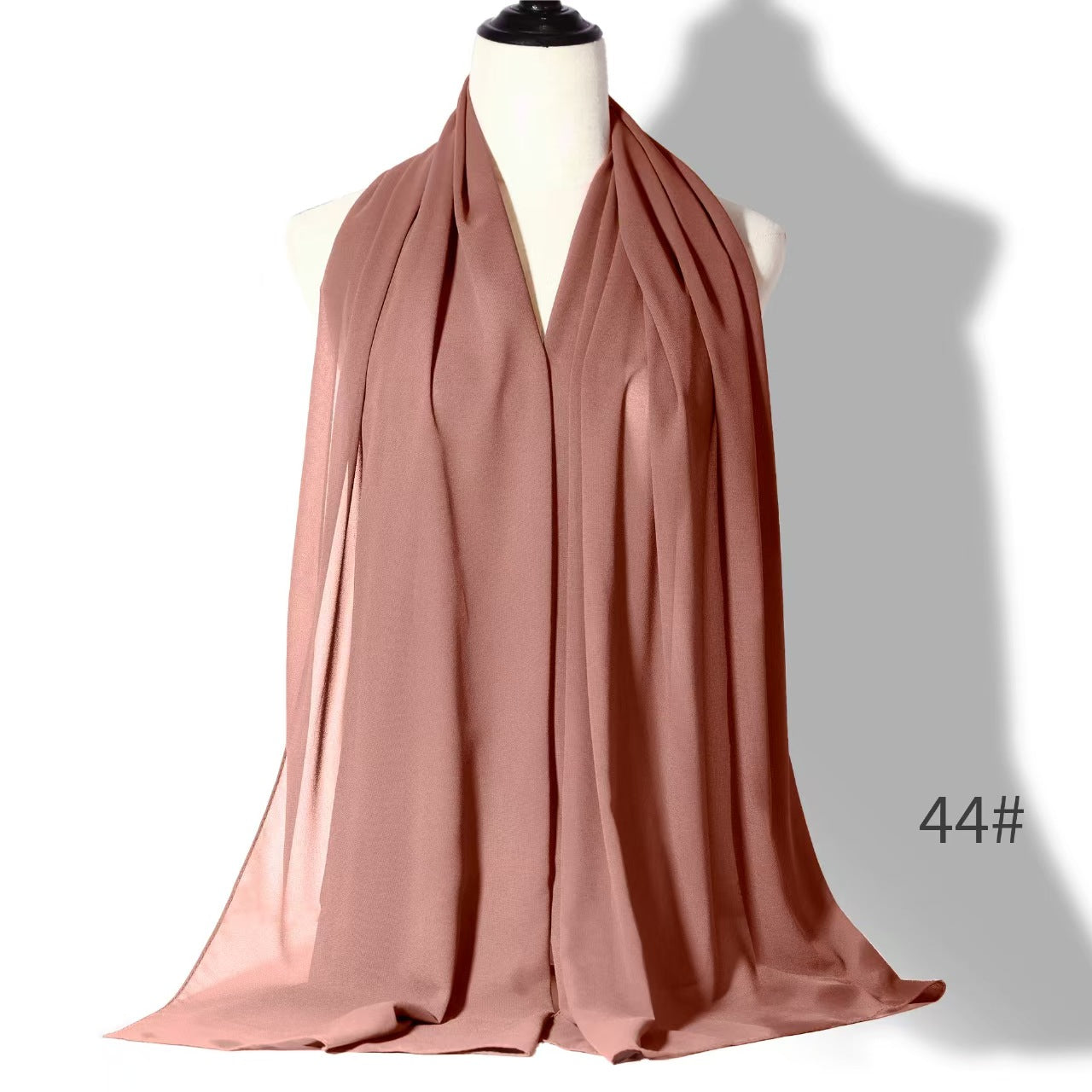 T850 Four Seasons Pearl Chiffon Bubble Scarf Gauze Scarf Long Scarf Women&#039;s Head Scarf