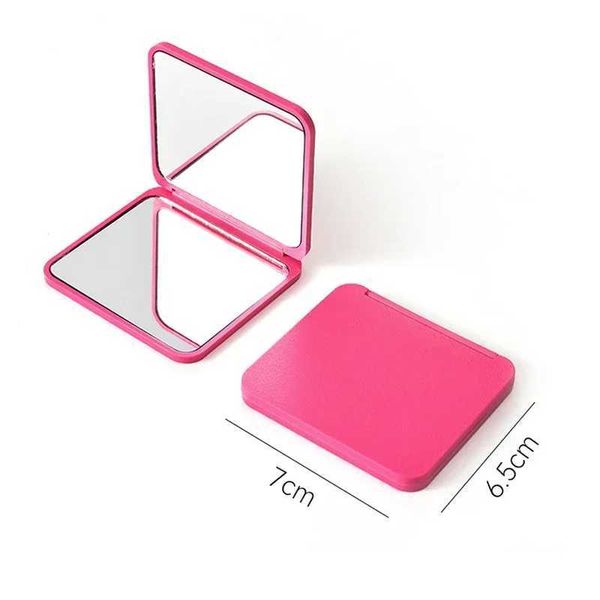 Mirrors Compact Mirrors 2-Face Makeup Mirror Square Portable Cute Girls Gift Hand Mini Mirror Pocket Double-Sided Makeup Mirror Compact Mult