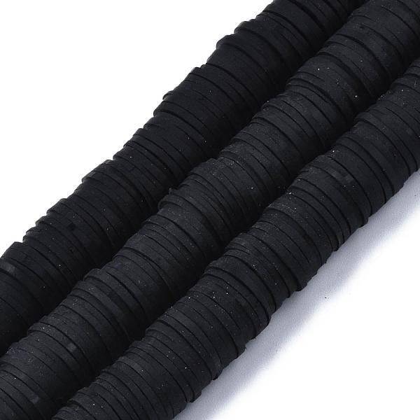 Perles plates en argile polymère fait main rondes