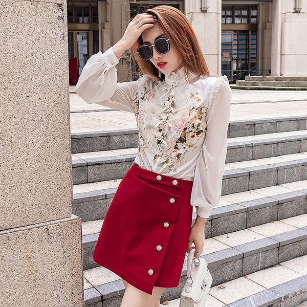 Zim Australia designer Women&#039;s Blouses Shirts High Tide summer ladies prom for women elegant WonderLand Odyssey Print The Coaster The T