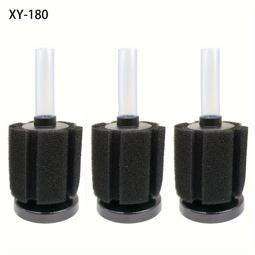 TEMU 3pcs Aquarium Bio Sponge Filter Breeding Fry Betta Shrimp Nano Fish Tank, 4 Different Sizes Of Filters Provide Mechanical And Filtration, Super