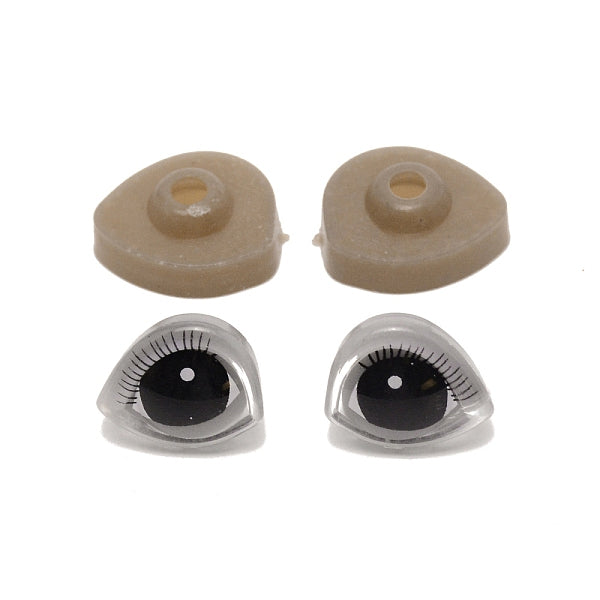 3D Plastic Doll Eyes and Eyes Washers Sets