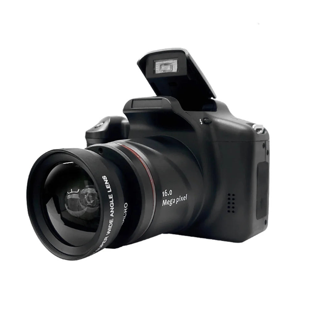A battery powered long zoom digital camera with a 24inch screen and wideangle lens suitable for beginners professional pographers 240805