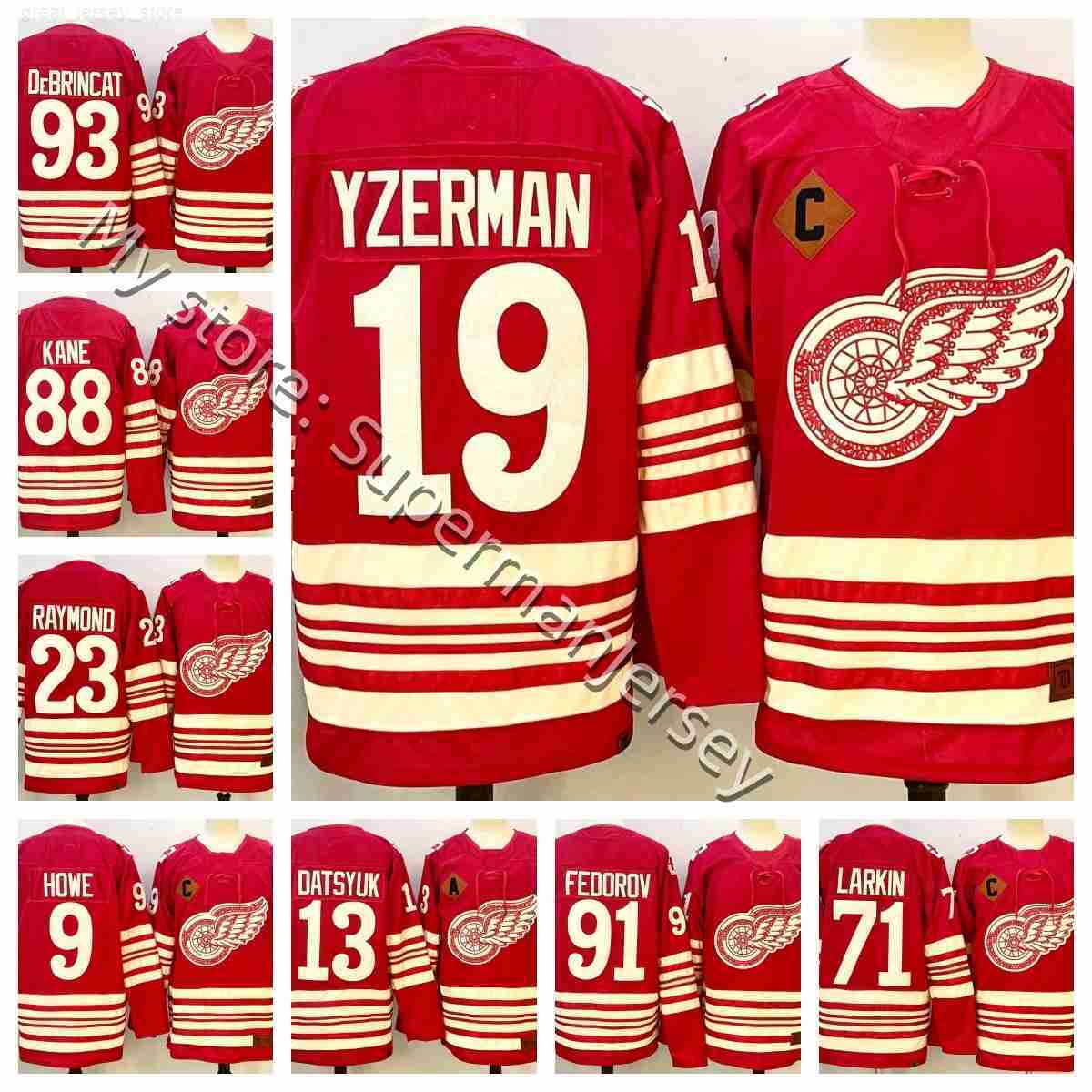 71 Dylans Larkins detroites hockey jersey red wingsS jersey 23 Lucas Raymond 53 Moritz Seider Vladimir Tarasenko Patrick Kane Jonatan Berggren Alex