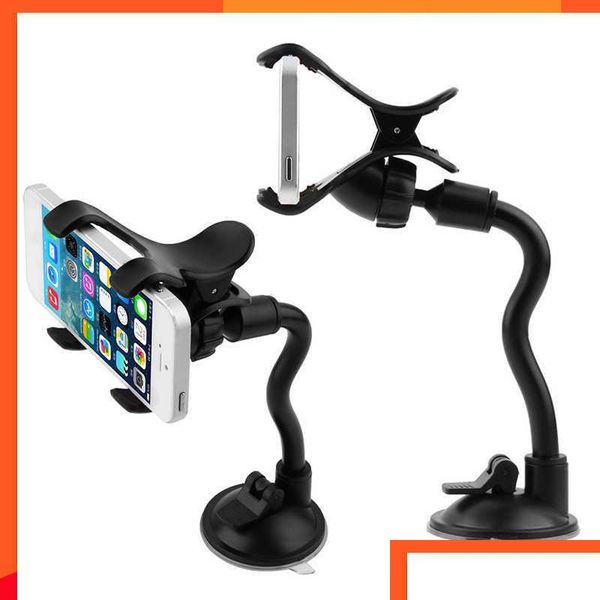 Other Interior Accessories 1Pcs Car Holder Phone Mobile 360 Degree Rotation Support Durable Drop Delivery Automobiles Motorcycles Dh1Qe