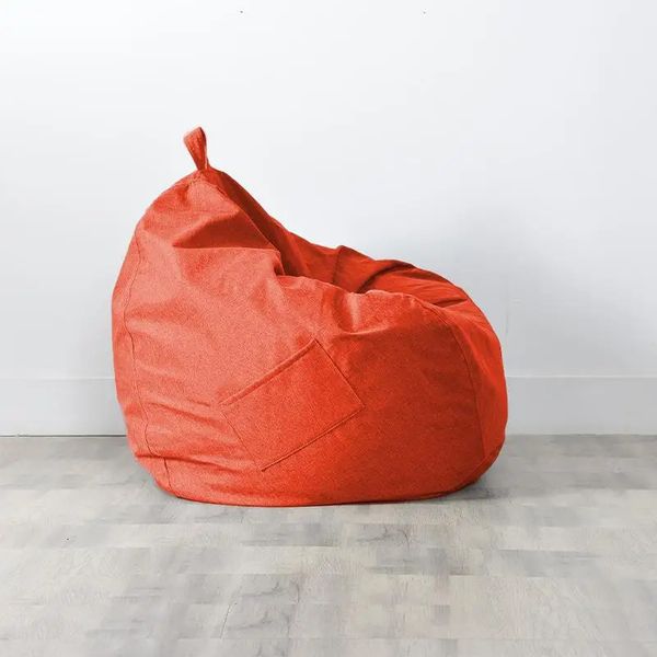 Croker Horse Lazy Sofa Bean Bag Covers Solid Chair Cover Without FillerInner Pouf Puff Couch Tatami Living Room Furniture Cover 240118