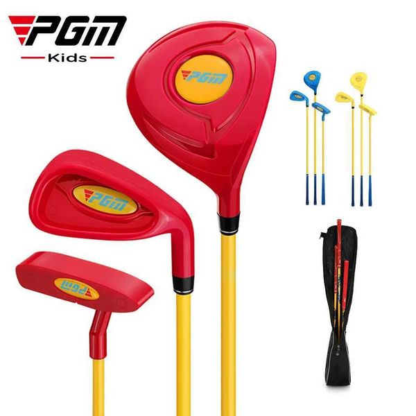 Irons PGM 2-5 Years Old Kid Golf Club Set Children Boy Girl Beginner Golf Training Wood Iron Swing Putter Bag Golf Accessories JRTG011