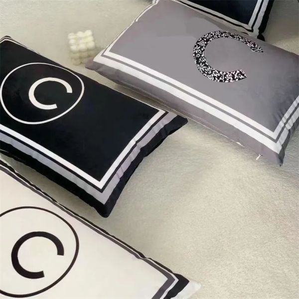 Simple pillowcase, multi size sofa pillow, living room backrest pillow, cotton velvet pillow, home textile waist cushion, sofa decoration