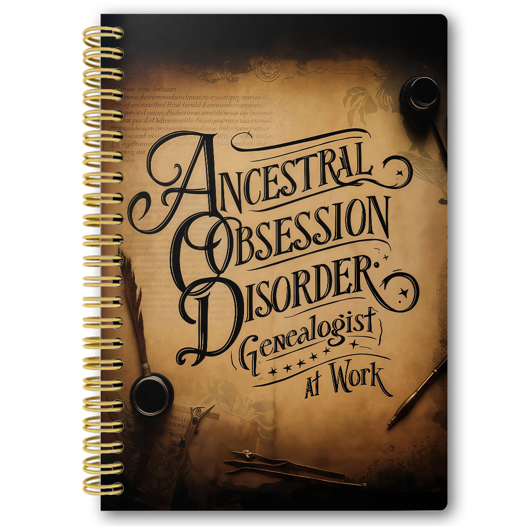 TEMU 1pc 5.5x8.3 Inch Ancestral " Work Notebook - Family Tree Organizer With Templates, Chart, And Historical Research Tools - Ideal Gift For