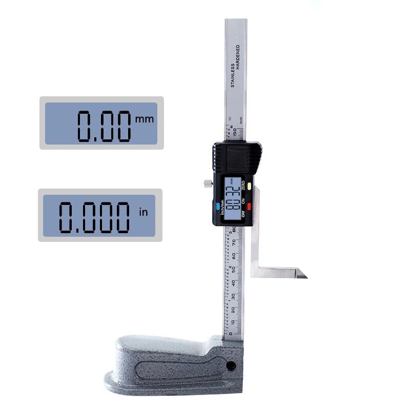 RUITOOL Digital Height Gauge 0-150mm 0.01mm Mini Stainless Steel Electronics Marking Gauge Measure Scriber Vernier Calip