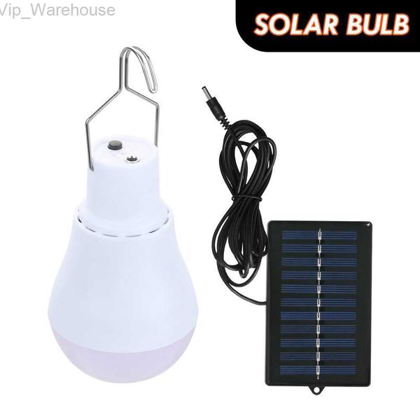 Solar Powered Lamp Portable Led Bulb Lights Rechargeable Camp Tent Night Fishing Emergency Solar Energy Panel Sunlight HKD230824
