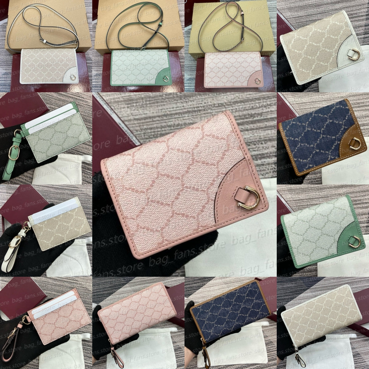 (go off picture not the description) Premium Designer Coin Purses Women Men&#039;s Card Holders Fashion Wallets with Box Festival Gifts 31987