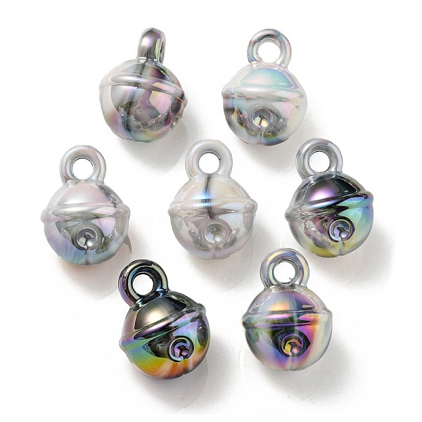 Pendentifs en acrylique irisé arc-en-ciel placage uv