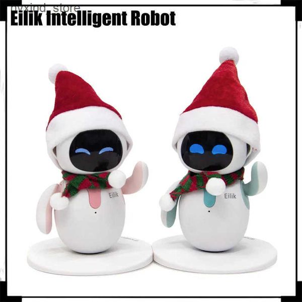 Electronics Robots Eilik Smart Robot Intelligent Ai Robots Interactive Emo Accompany Spanish Voice Electronic Kid Toys Mini Desktop Emo Smar