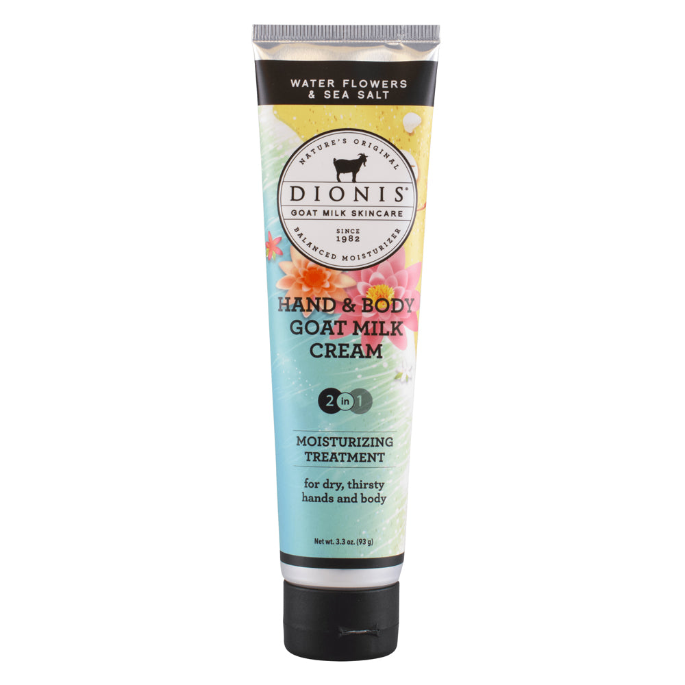 Goat Milk Hand & Body Cream - Water Flowers & Sea Salt