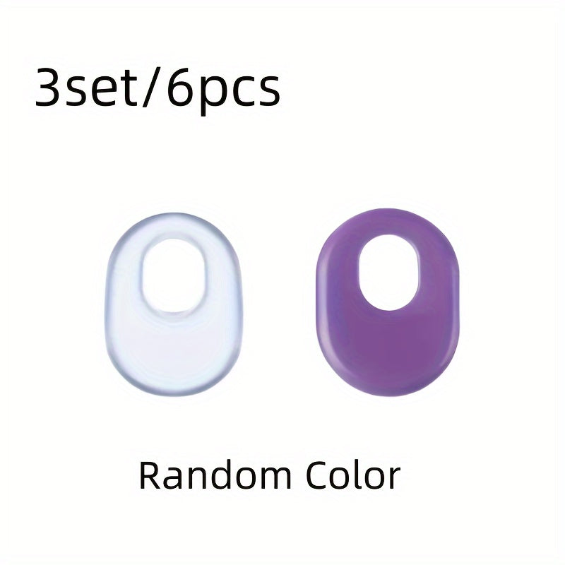 TEMU Ball-of-foot Metatarsal Cushions - 3 Sets (6pcs) Multi- Forefoot Pads For And Fitness, Compatible With Sneakers, Heels, Boots, And Sandals