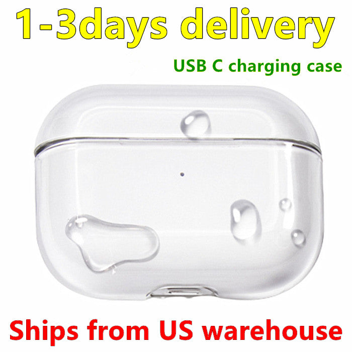 USB C charging For Airpods pro 2 air pods 3 Max Earphones airpod Bluetooth Headphone Accessories Solid Silicone Cute Protective Cover Apple Wireless