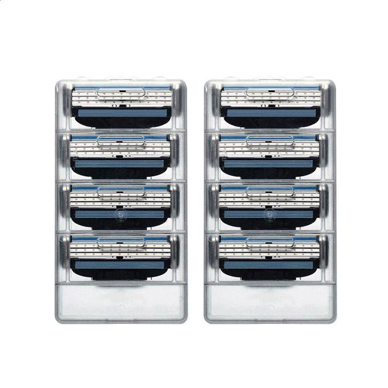 Razors Blades QShave It Blue Series Manual Shaving Razor Blade for Man Refill X5 Plus 1 Trimmer USA Top 4 Cartridges 231007