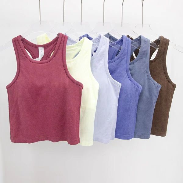 yoga Bra align tank Womens Sport Bra Classic Popular Fitness Butter Soft Tank Crop Yoga Vest Beauty Back Shockproof With Removable Chest Pad