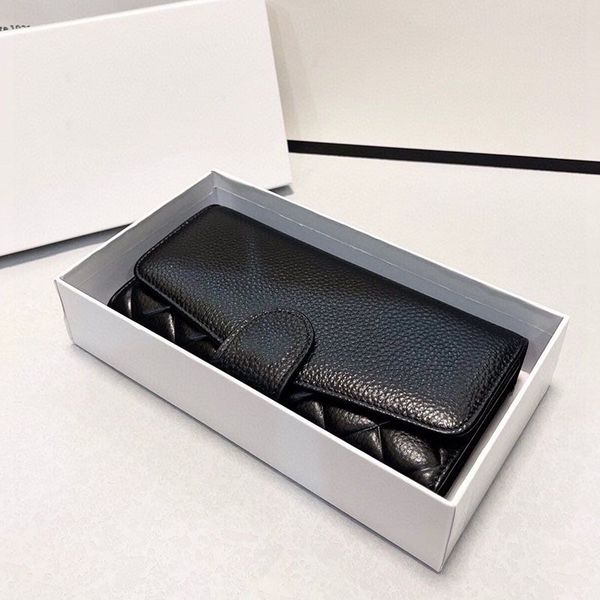 Designer CC Wallets cowhide Leather Wallet Classic coin purse Handbags Classic Clutch Bags Luxurys Purse Card Women Ccredit card slot Fortun