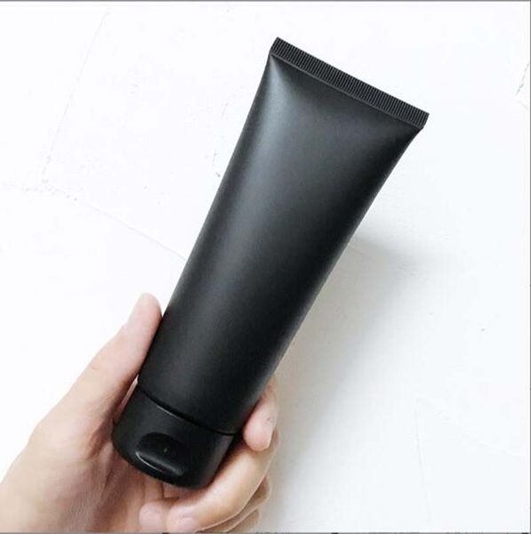 100ml Matte Black Frosted Tube Storage Bottles & Jars Squeeze Bottle 100g Men&#039;s Facial Empty Cosmetic Container Body Lotion Cream Packa