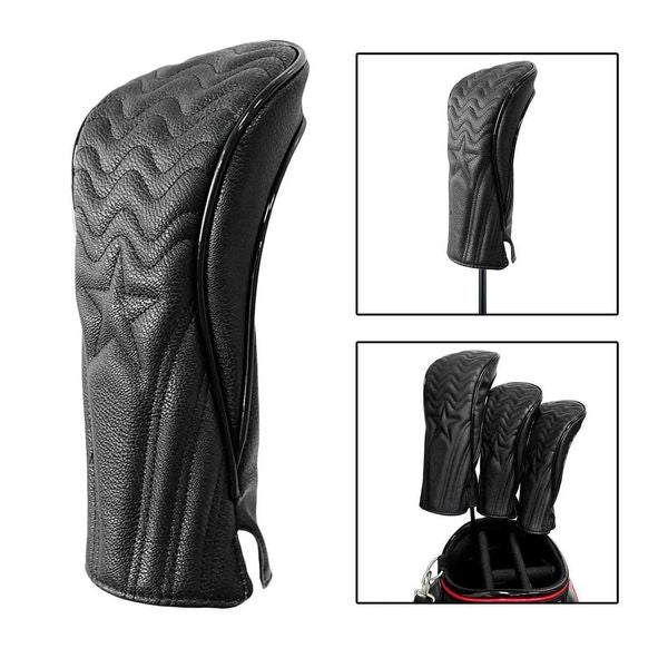 Golf Putter Cover PU Leather Golf Putter Headcover Golf Accessories Waterproof Golf Club Head Cover ProtectorXJ240828