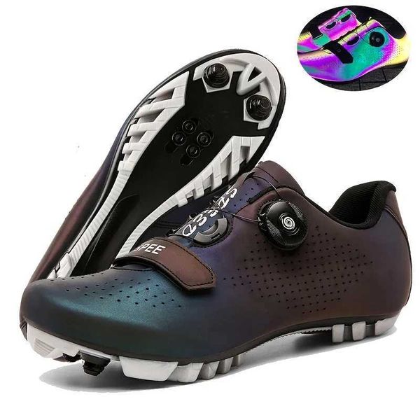 Bicycle shoes mens self-locking road bike shoes speed sports shoes racing riding boots womens SPD pedal mountain bike shoes CL241018