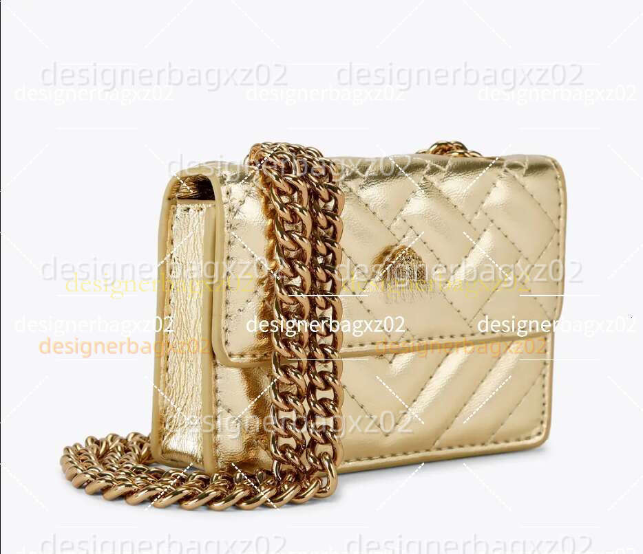 Mini Kurt Gigers Bag Designer Bag Eagle Head Shoulder Bag London Micro Kurt Embroidered Block Shiny Card Holder Shoulder Crossbody Chain Lousi Viton