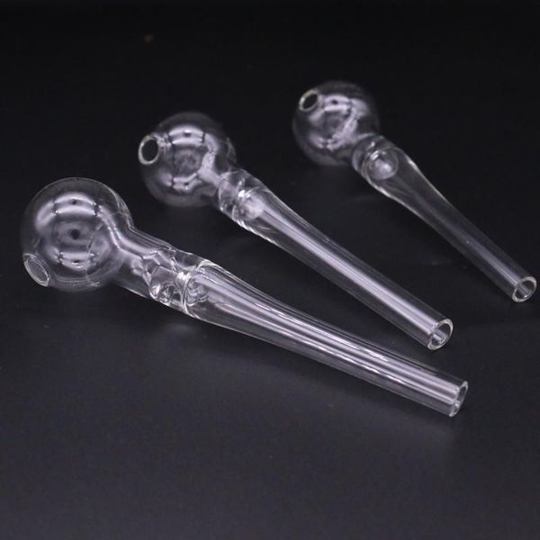 Smoking pipes Cigarette Tube Handcraft Pyrex Glass Oil Burner Pipe Mini Hand creative tubes ZZ