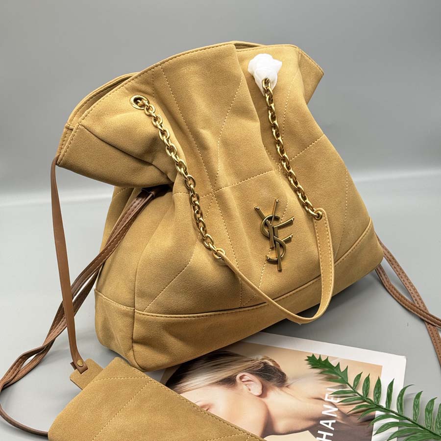 Tote bag suede bag designer brown Luxury bags High Quality handbag fashion Leather women large capacity chain Shoulder bag