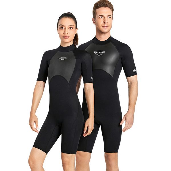 Wetsuits Drysuits 2mm Neoprene Short Professional Diving Surfing Clothes Pants Suit For Men and Women Diving Suit for Cold Water Scuba Snork