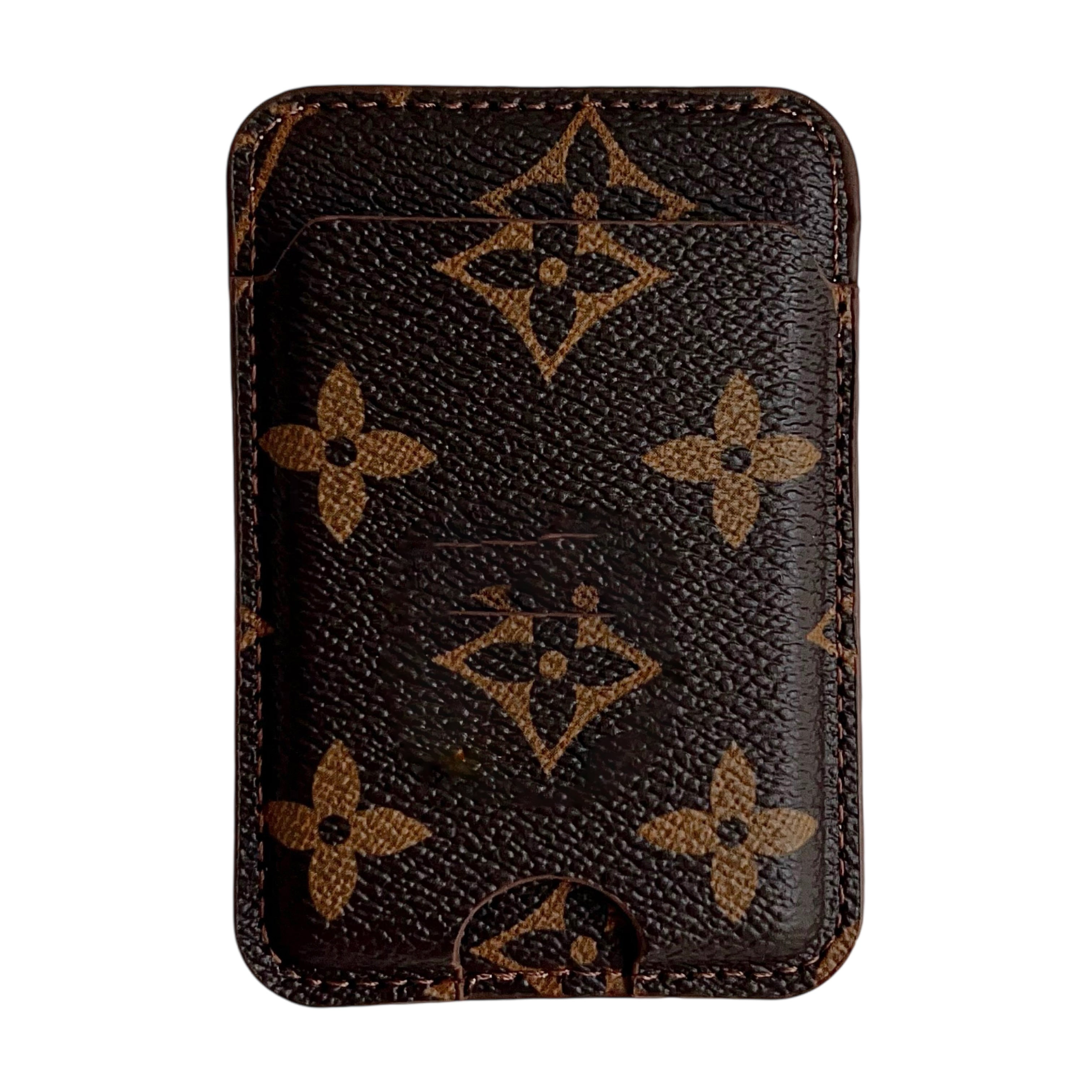 For Magsafe Magnetic Luxury Design Leather Card Holder Wallet Case For iPhone 14 Pro Max 13 12 Phone Bag Cover Cell Phone Accessories