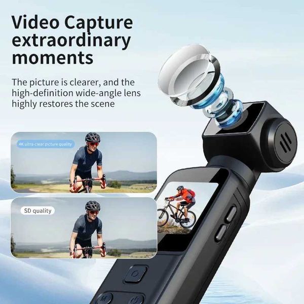 Sports Action Video Cameras K1 sports camera 4K action digital camera 1.33-inch screen 270 degree rotation WiFi transmission recording CL250