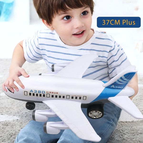Aircraft Modle Kids Universal Airbus Toys Pull Back Children Plane Dolls Kids Plastic Random Aircraft Model Educational Airliner Puzzle Gift